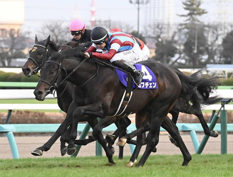 ホープフルステークスを制したロブチェン＝２０２５年１２月２７日