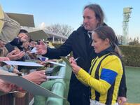 この日４勝を挙げたレイチェル・キング騎手