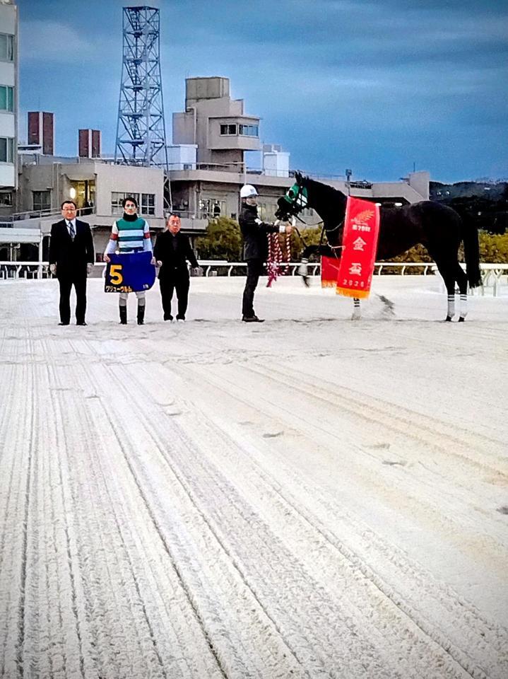 金盃を制したグリューヴルム