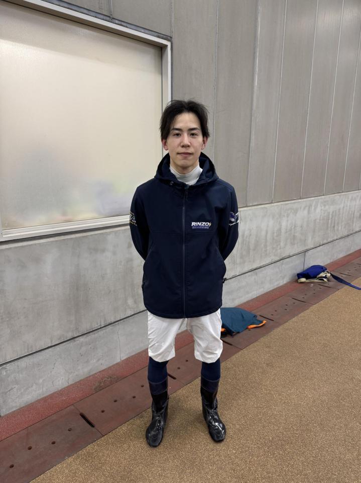 ＪＲＡ初騎乗を果たした大井競馬所属の安藤洋一