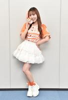 佐賀記念をＰＲする青木ひまわりさん