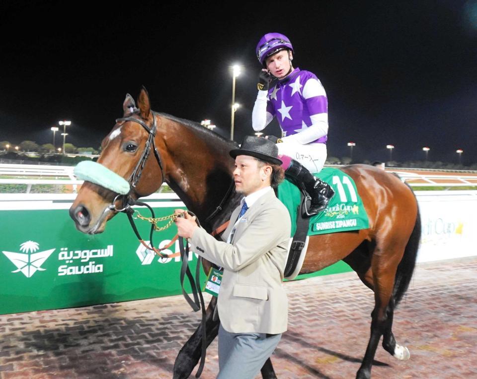 　初の海外挑戦は６着に終わったサンライズジパング