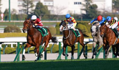 ブランクをものともせず抜け出すソンシ（左）＝撮影・石湯恒介