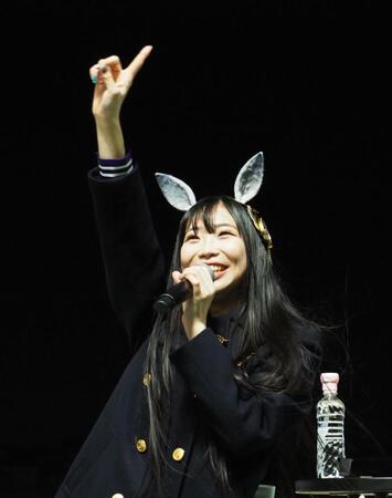 「ウマ娘　プリティーダービー」とのコラボトークショーに出演したクロノジェネシス役の真名瀬日和