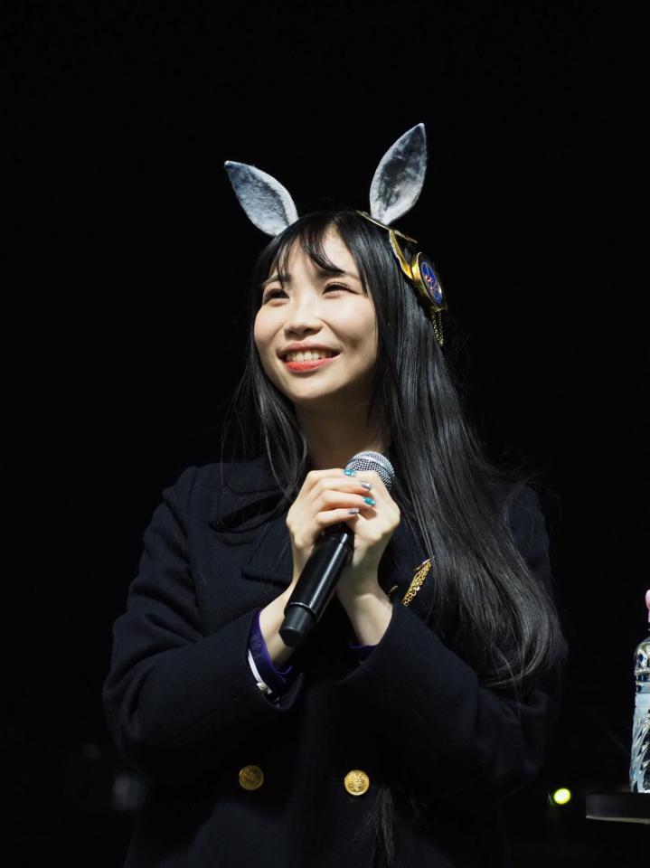 「ウマ娘　プリティーダービー」とのコラボトークショーに出演したクロノジェネシス役の真名瀬日和