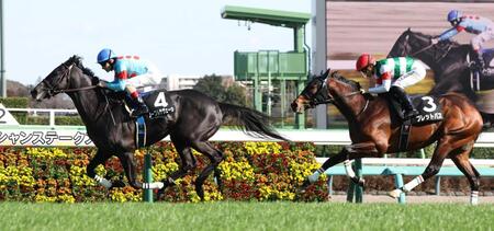 ブレットパスを振り切ったノーブルサヴェージ（左）