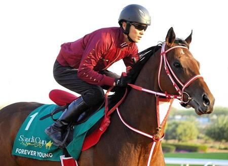 ドバイ滞在中フォーエバーヤング 「人馬の安全が第一ですが、プロフェッショナルとして全力を尽くす」矢作師が説明