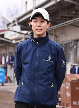 　平岩大典調教師＝美浦トレセン（撮影・園田高夫）