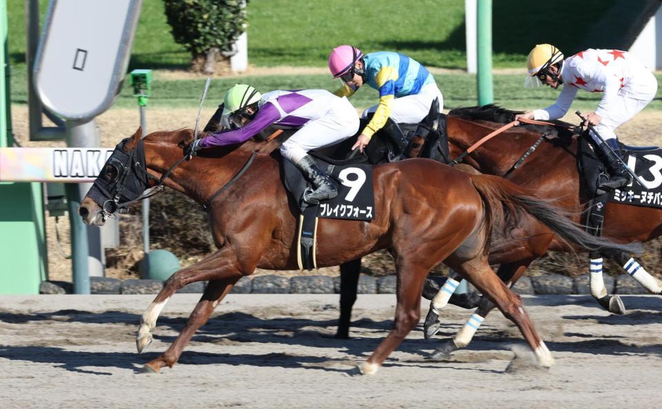 アクションプランを差し切ったブレイクフォース（手前）