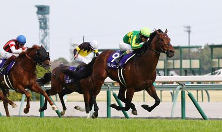 高松宮記念を制したルメール騎乗のサトノレーヴ（右）