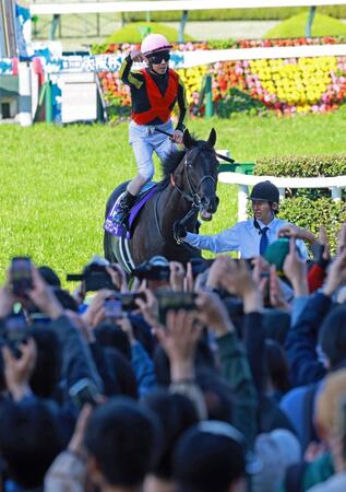 大阪杯を制したクロワデュノール（撮影・石湯恒介）