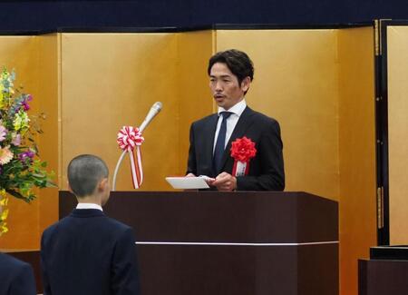 ＪＲＡ競馬学校の騎手課程第４５期入学式に出席した戸崎圭