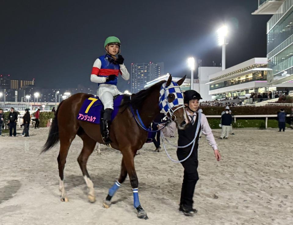 東京プリンセス賞で２着に敗れたアンジュルナ