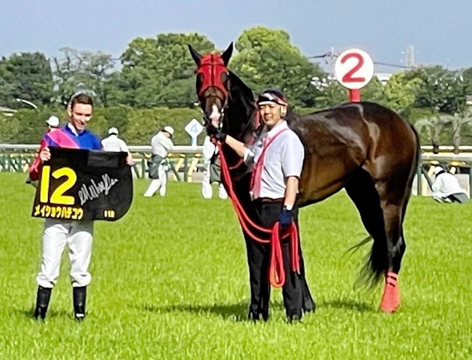 プリンシパルＳを勝ったメイショウハチコウ＝５月３日