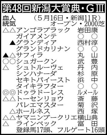 ※騎手は想定