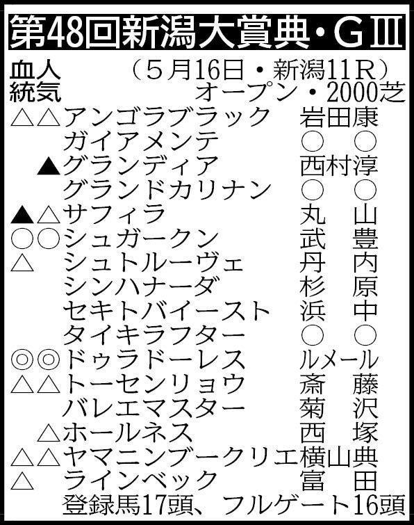 ※騎手は想定