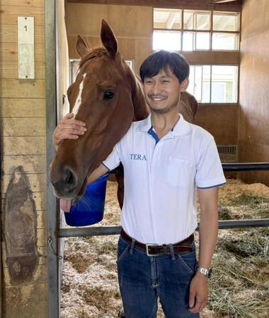 　馬房で元気な姿を見せるジュウリョクピエロ