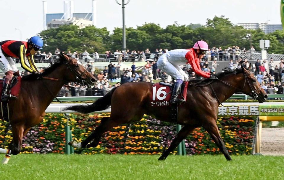 　青葉賞を制して祭典切符を手に入れたゴーイントゥスカイ