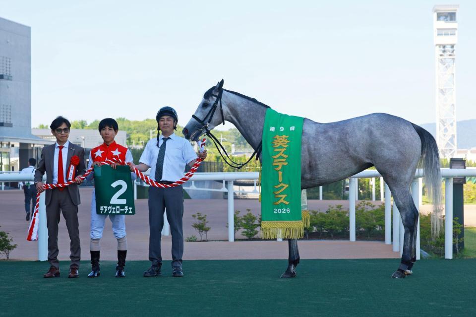 葵Ｓを制したデアヴェローチェ（撮影・石湯恒介）