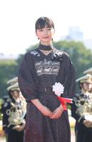 プレゼンターを務めた見上愛（撮影・佐々木彰尚）
