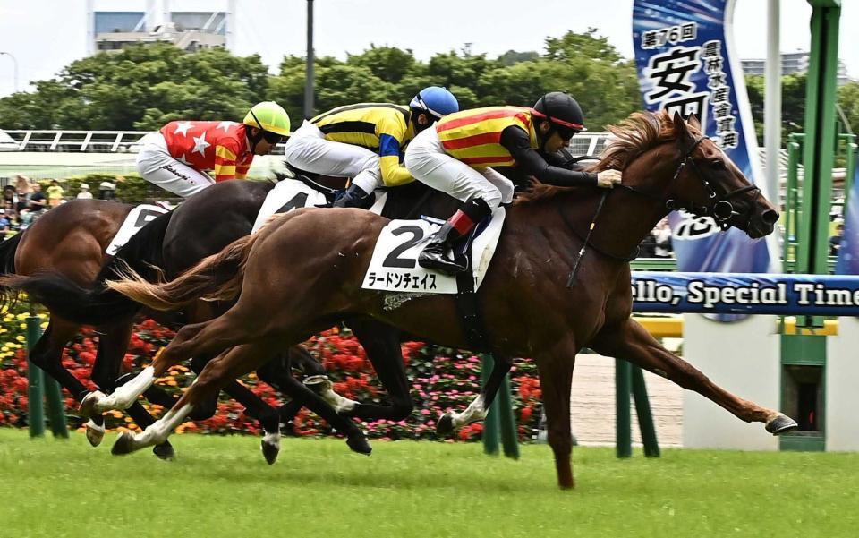 　４Ｒメイクデビュー東京を勝ったラードンチェイス