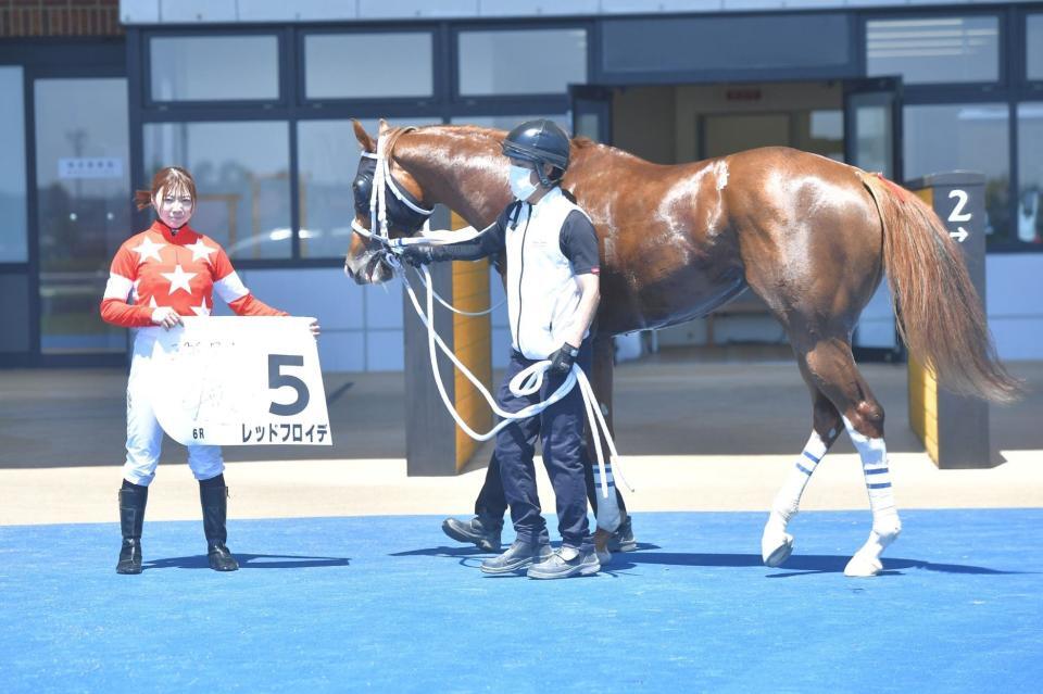 今年のＪＲＡ５勝目を挙げた河原田菜々