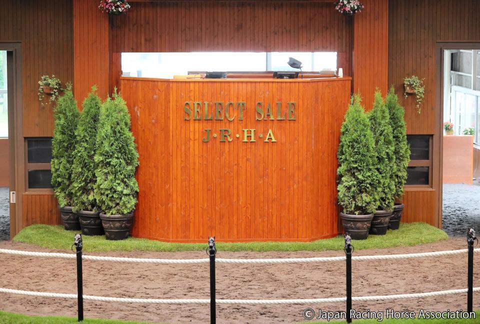 日本最大級の競走馬のセールであるセレクトセールⒸＪａｐａｎ　Ｒａｃｉｎｇ　Ｈｏｒｓｅ　Ａｓｓｏｃｉａｔｉｏｎ