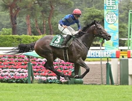関屋記念を制したアンパドゥ（撮影・持木克友）