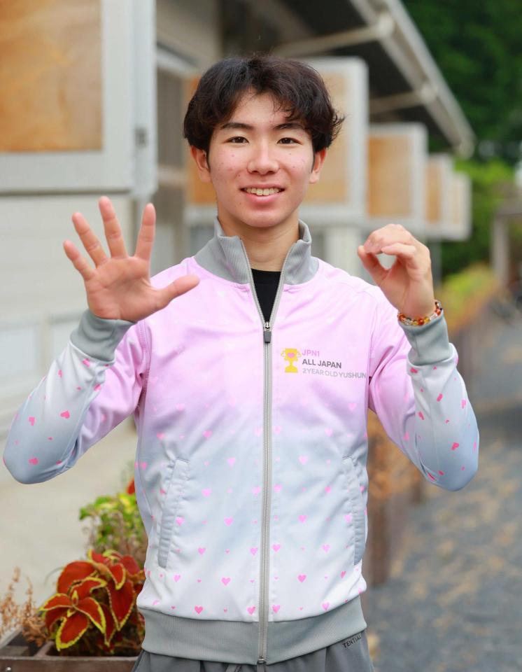 　ＪＲＡ通算５０勝を達成し、さらなる飛躍を誓う田山（撮影・石湯恒介）
