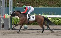 １Ｒ３歳未勝利を勝ったドリームガッサン（撮影・持木克友）