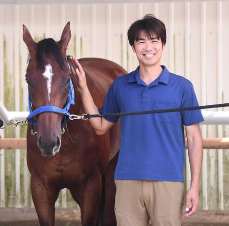 　トウシンマジックで重賞初制覇を狙う秋本師（撮影・園田高夫）