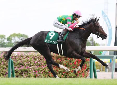 中京２歳Ｓを制したジーティーマイカ