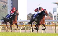 ジャパンカップを制したアドマイヤムーン（右）＝２００７年１１月２５日