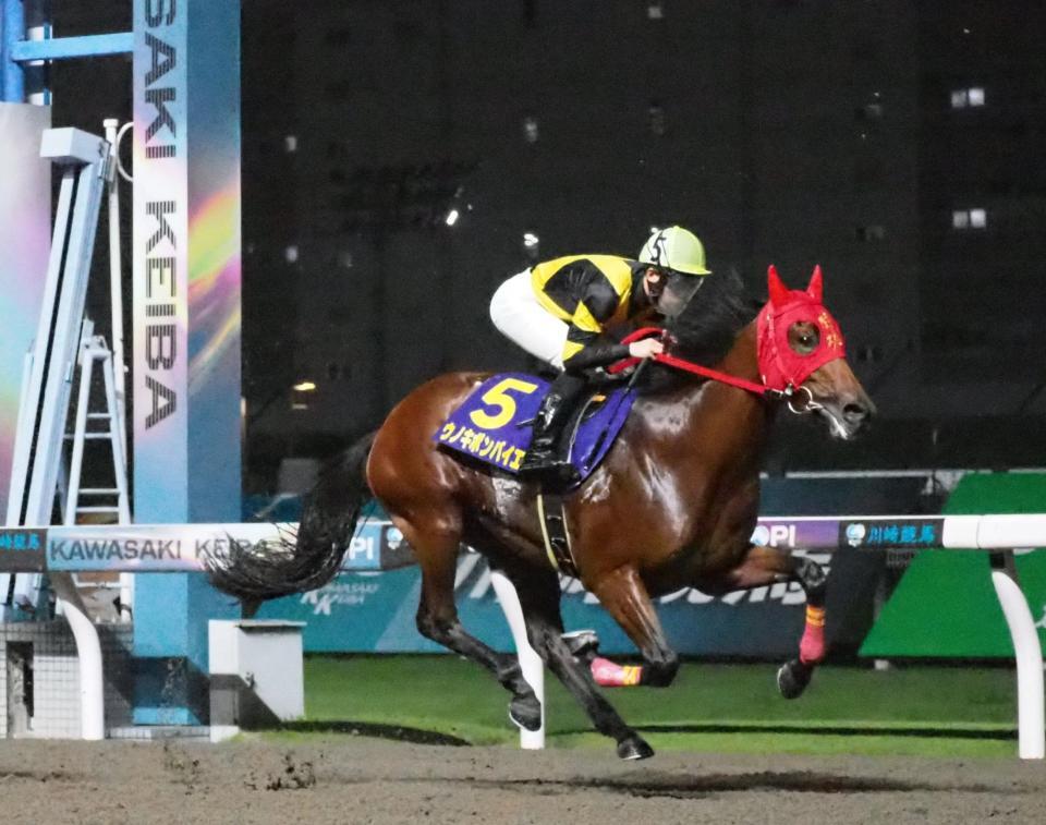 若武者賞で２着に敗れたウノキボンバイエ