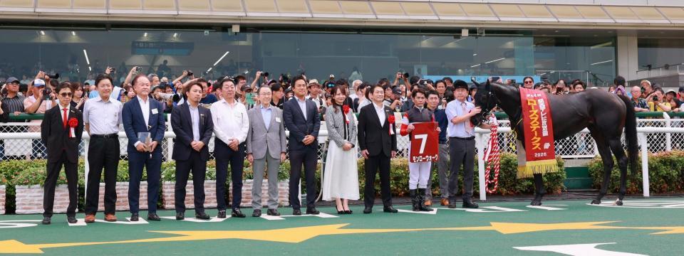 ローズＳを制したモンローウォーク（撮影・石湯恒介）