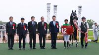 京都大賞典を制したエコロディノス（撮影・石湯恒介）