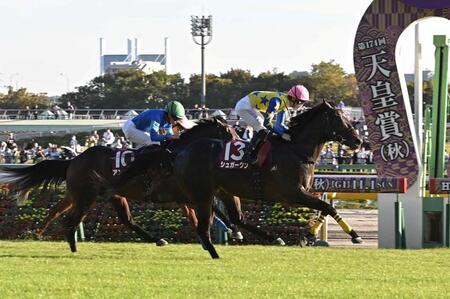 富士Ｓを制したシュガークン（撮影・持木克友）