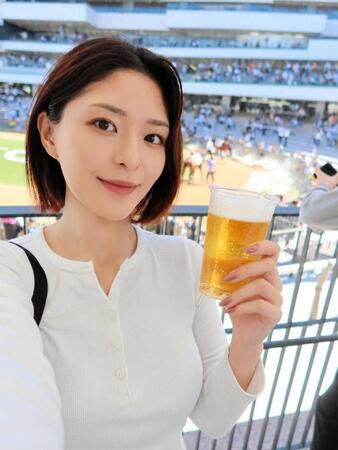 秋華賞は現地観戦した蓮あおば。パドックで飲む一杯は最高です