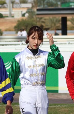 サウジアラビアのインターナショナルジョッキーズチャレンジに騎乗した永島まなみ