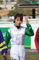 サウジアラビアのインターナショナルジョッキーズチャレンジに騎乗した永島まなみ