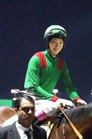 インターナショナルジョッキーズチャレンジに騎乗した永島まなみ＝２５年２月２１日、キングアブドゥルアジーズ競馬場