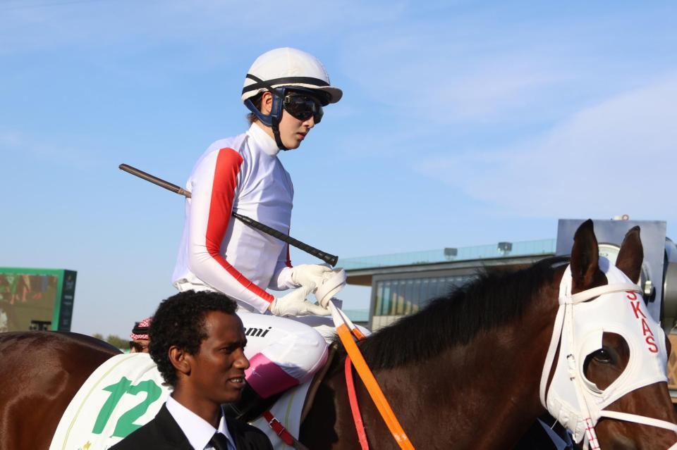 サウジアラビアのインターナショナルジョッキーズチャレンジに騎乗した永島まなみ