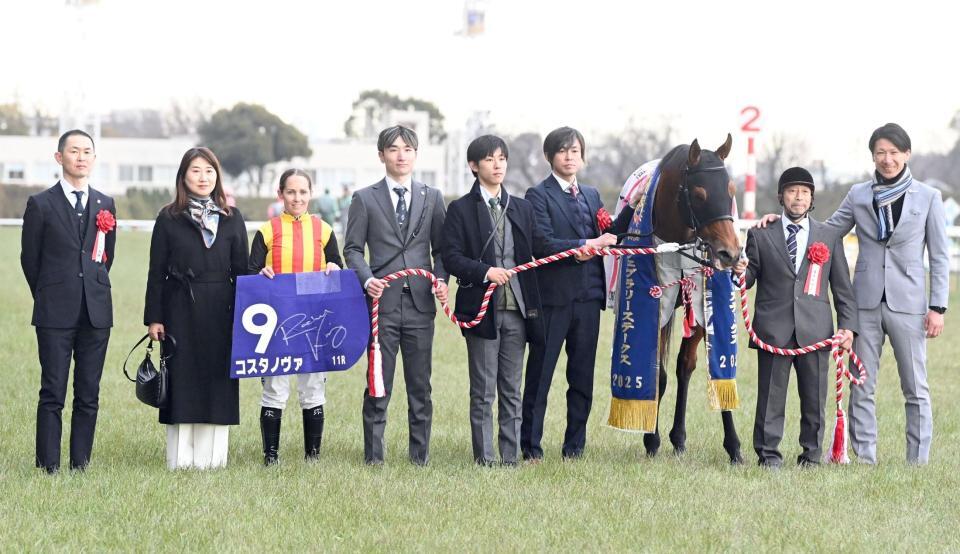 フェブラリーＳを制したコスタノヴァと関係者