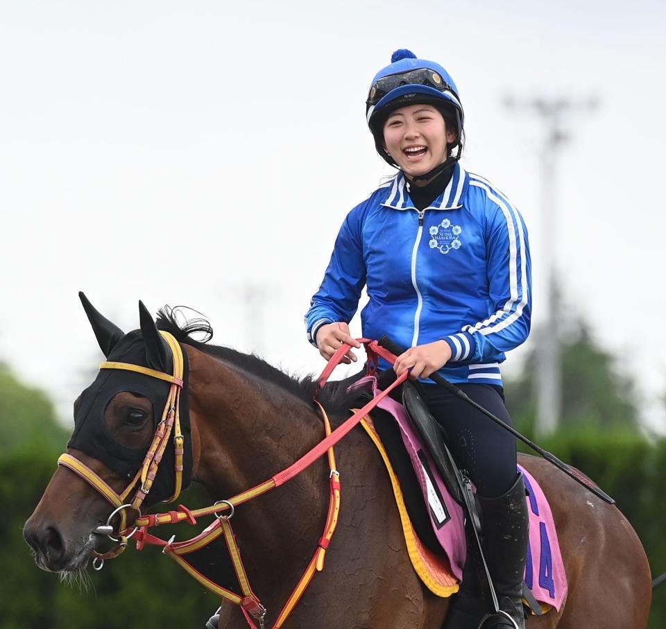 　美浦滞在ラスト週となった今村聖奈＝５月２２日